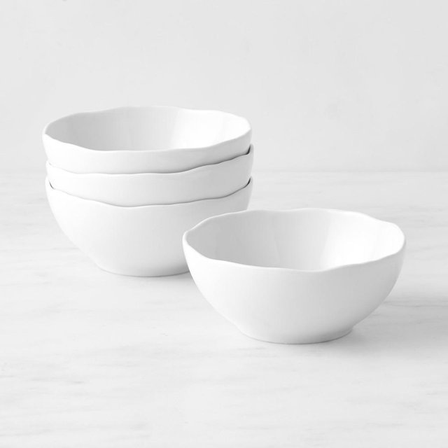 Pillivuyt Chantal Porcelain Cereal Bowls, Set of 8