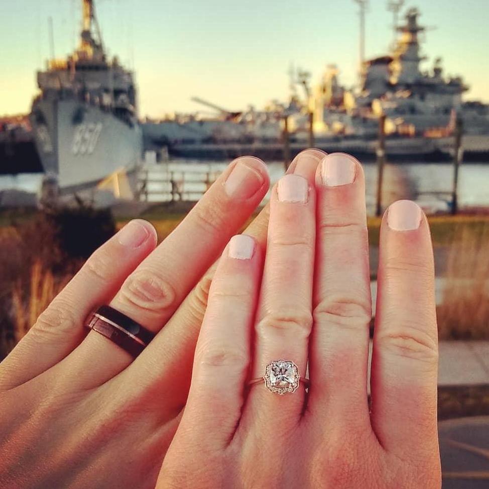 Our engagement rings
