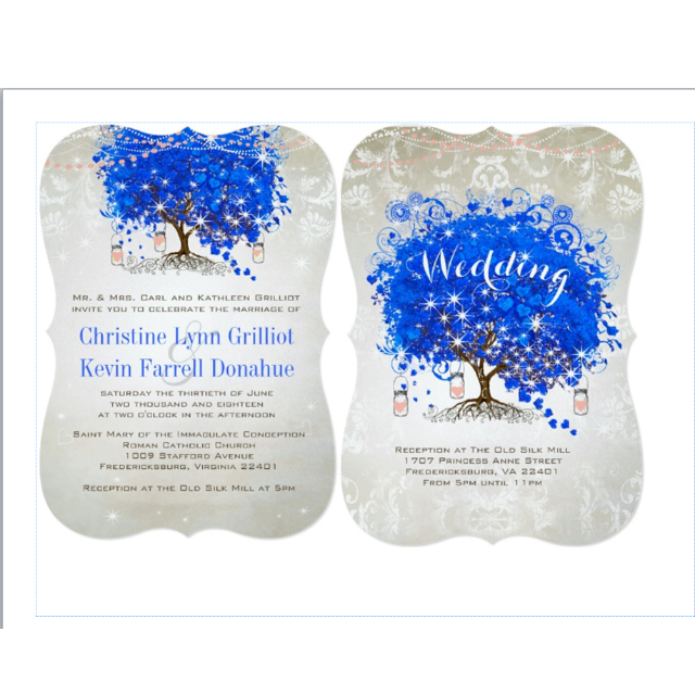 Our wedding invites!