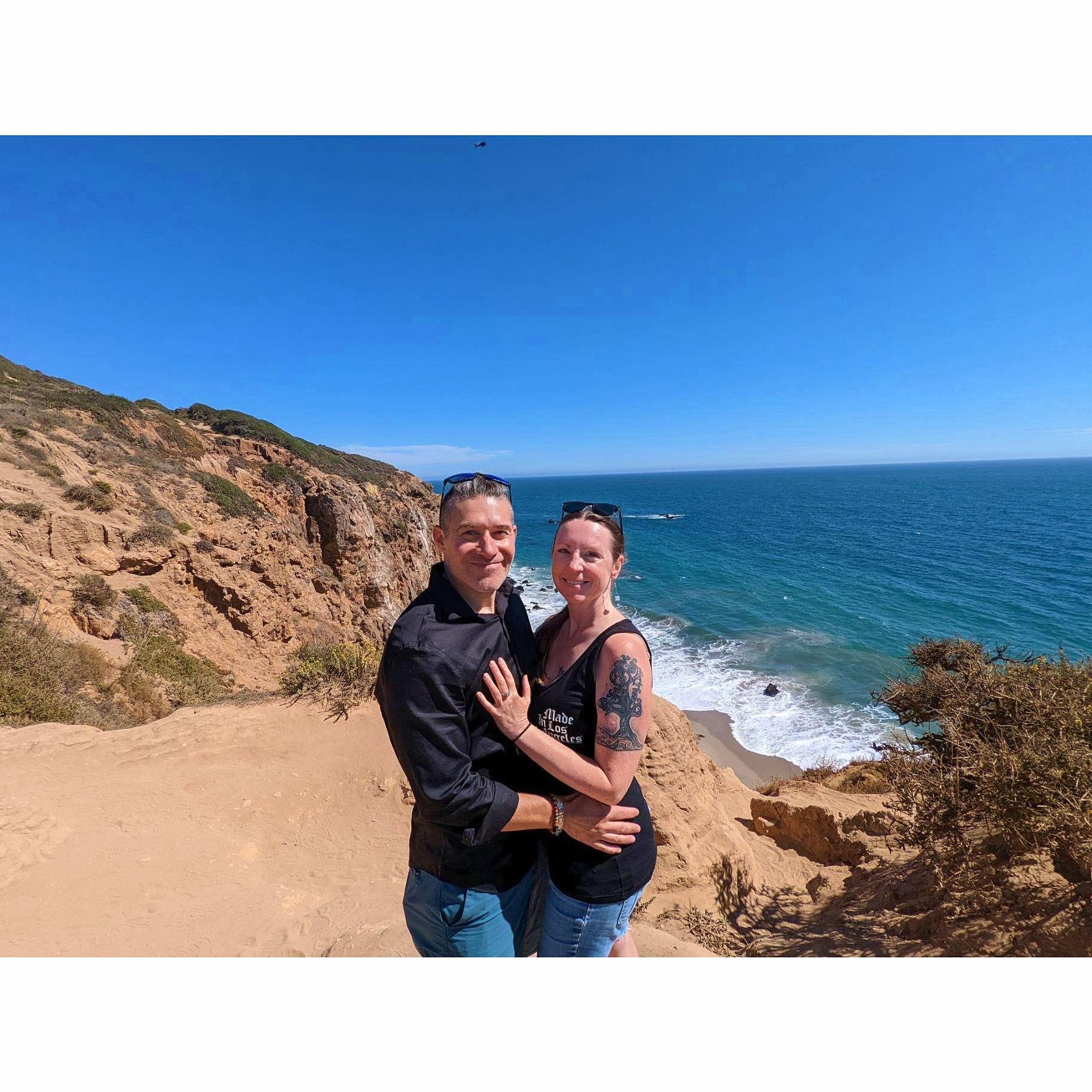 So happy and such a beautiful view