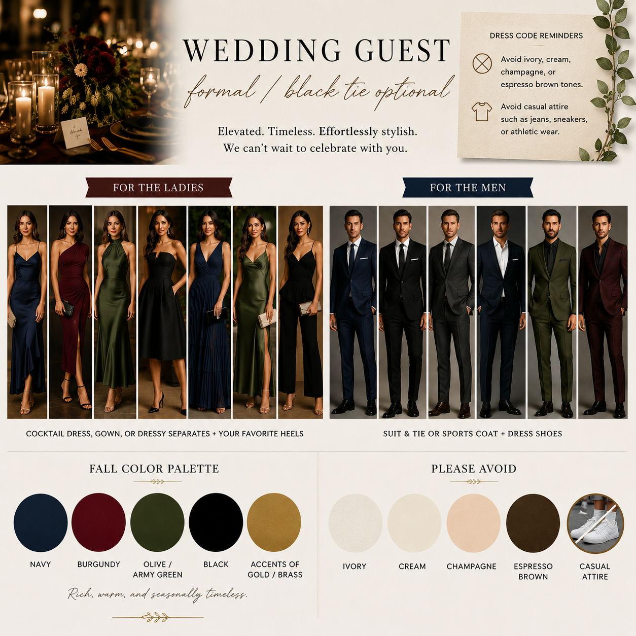 Sample Dress Code Mood Board