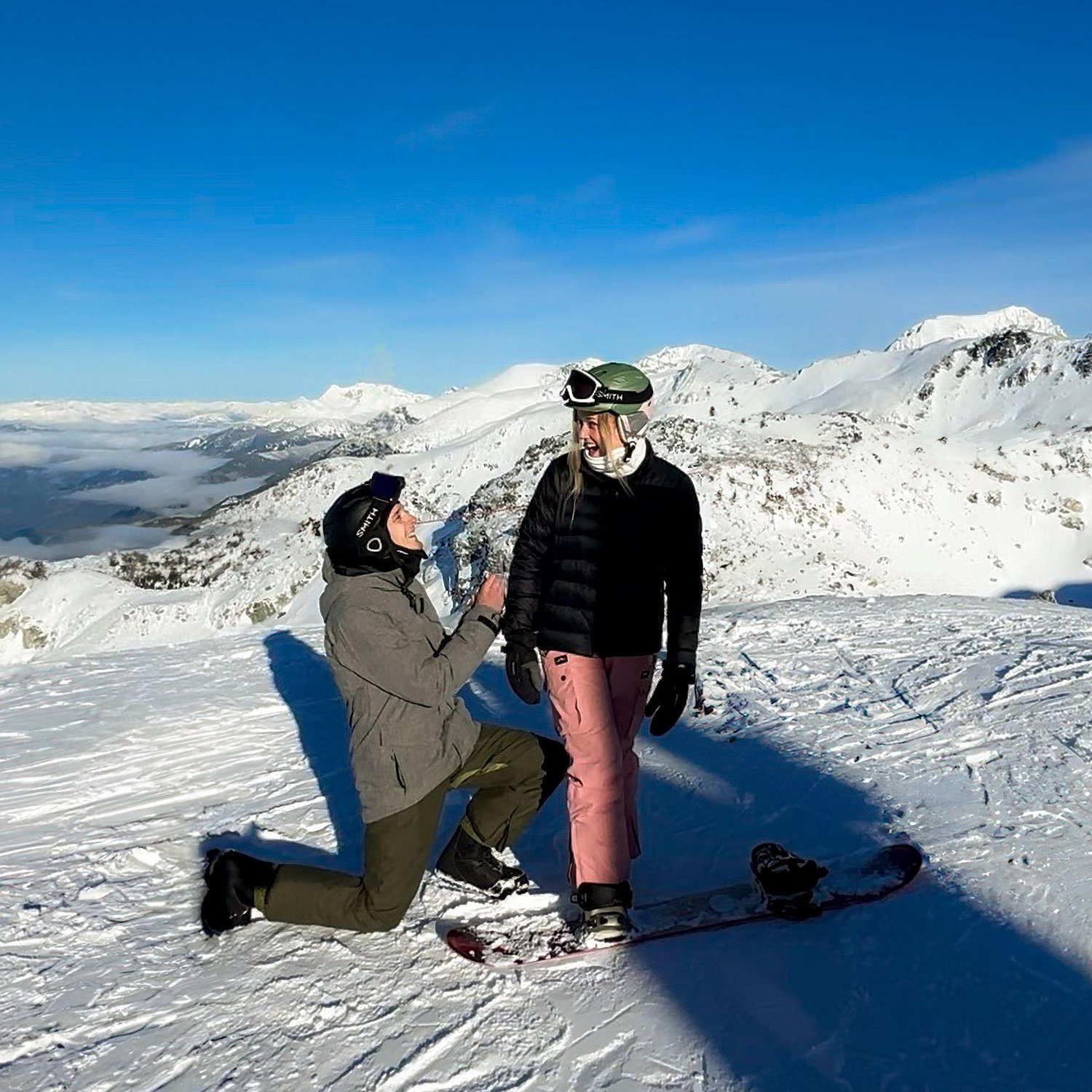 He proposed!
