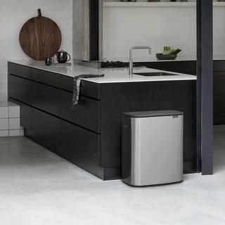 Bo Touch Top 2-Inner Plastic Bucket Trash Can