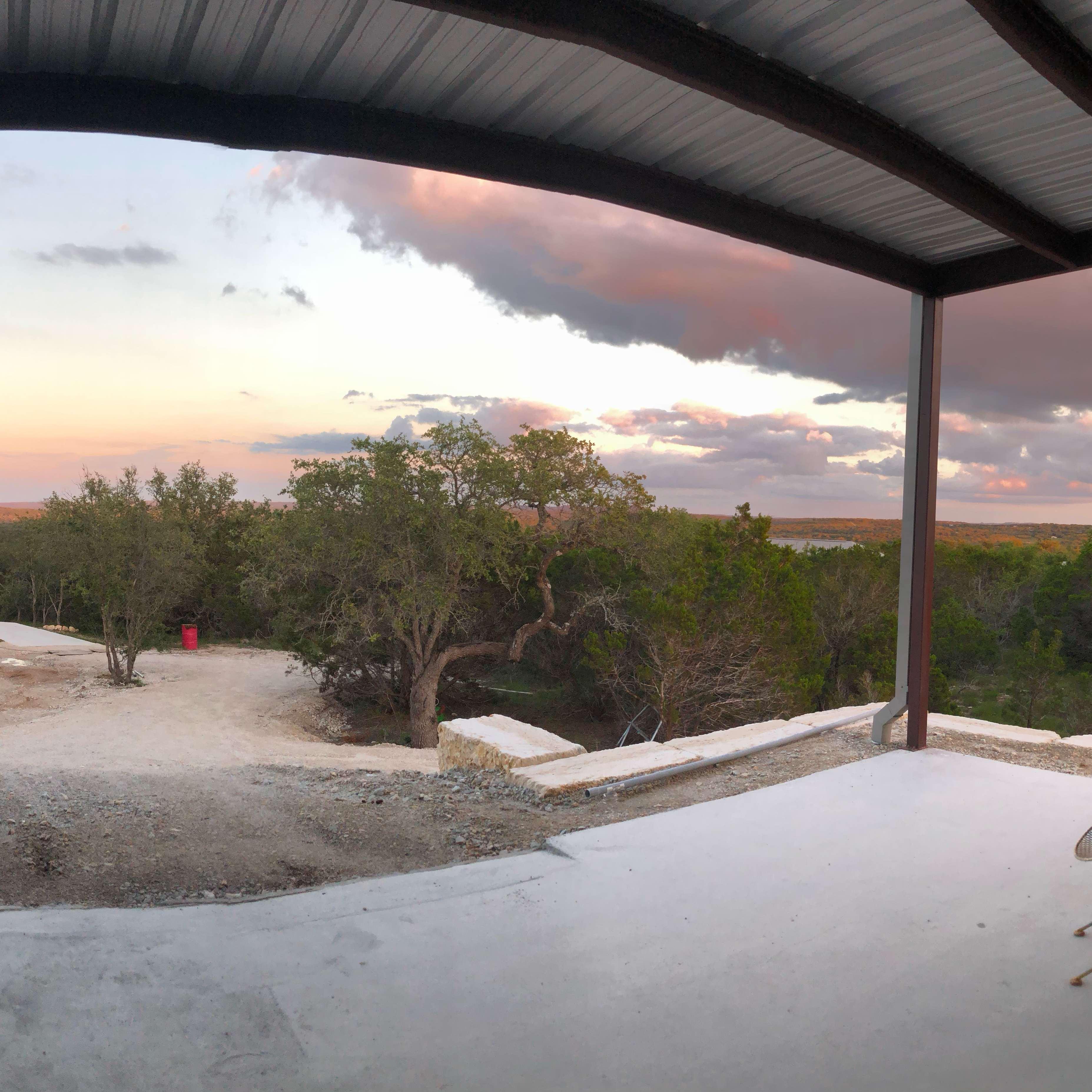Our view from the shop!