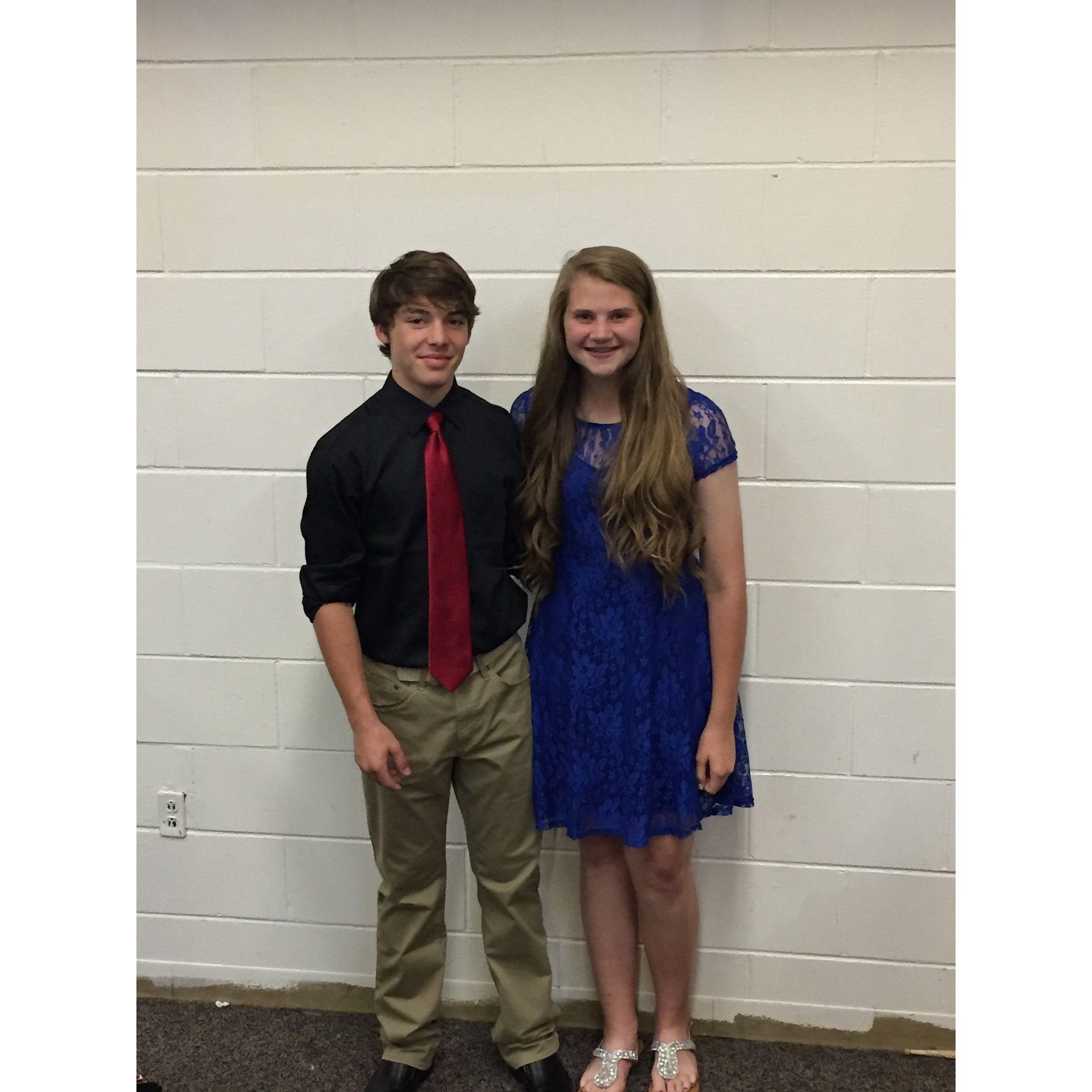 Our first homecoming dance! - October 27th, 2017