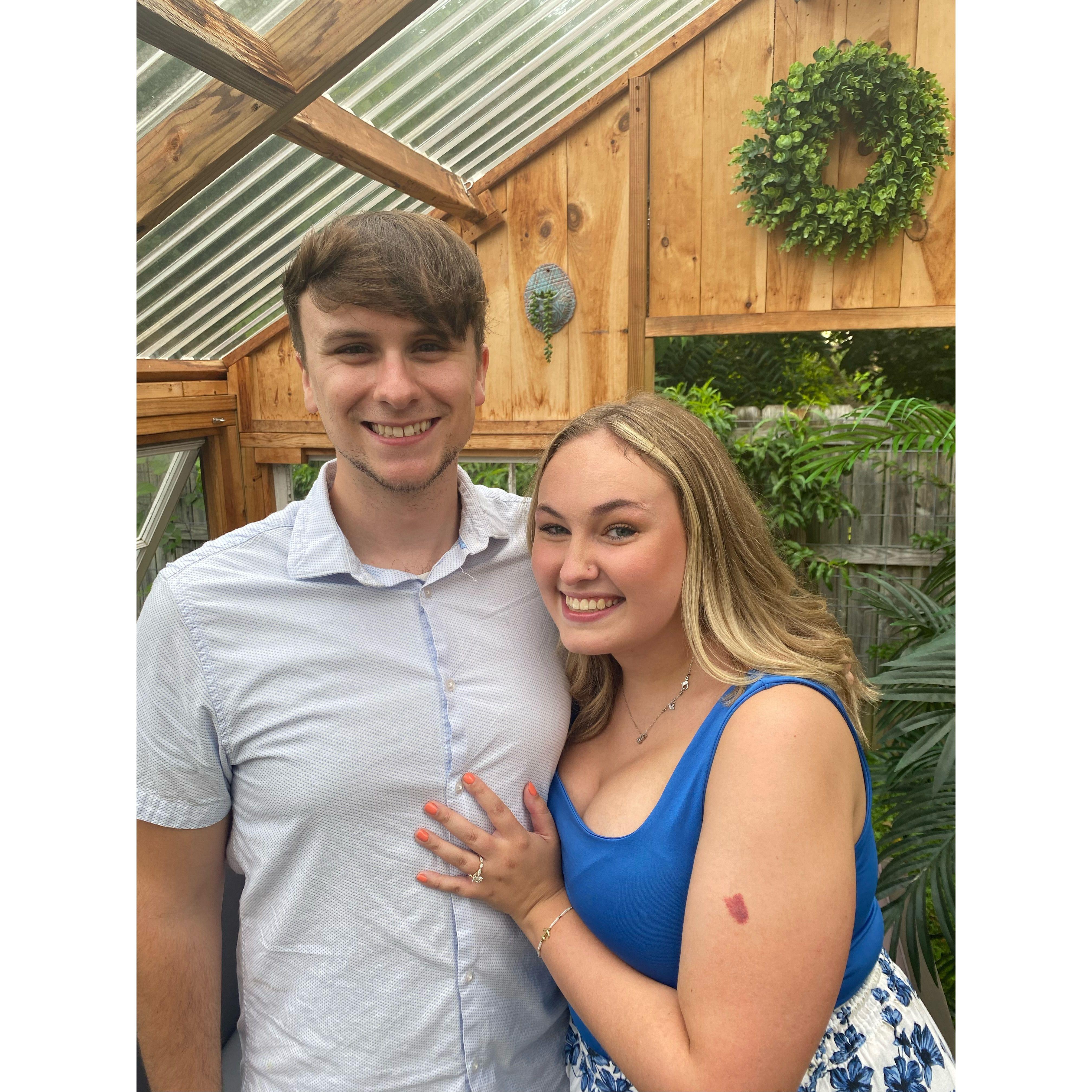Matt pops the question!