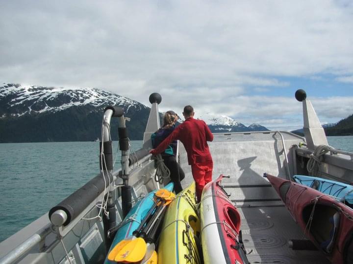 May/June 2011 Heading into blackstone bay for a kayaking excursion