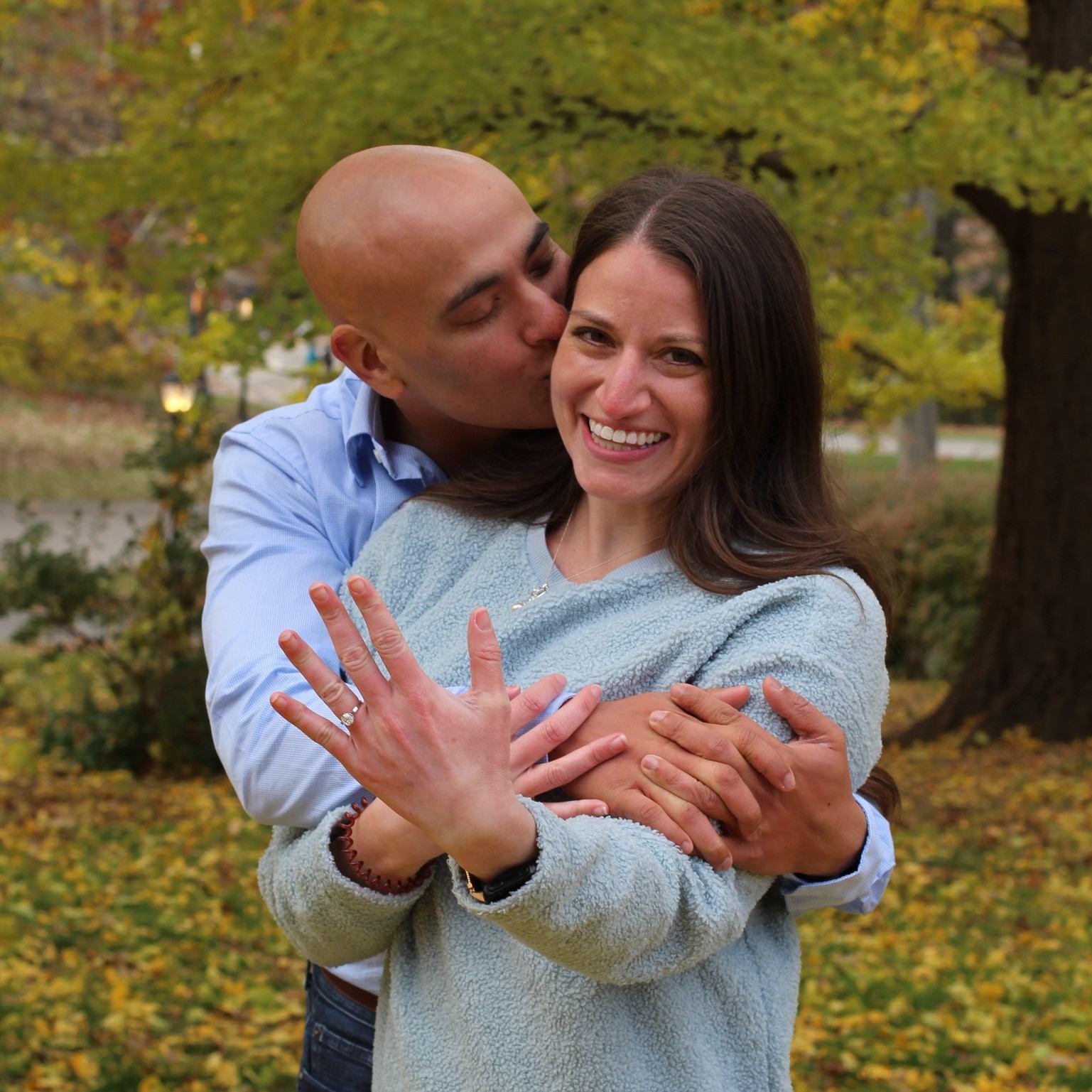 During Thanksgiving weekend in 2021, James planned the most amazing proposal scavenger hunt around New York City, ending with the proposal in Central Park.