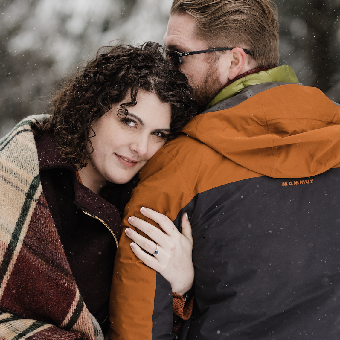 Glamor shot during our engagement session!