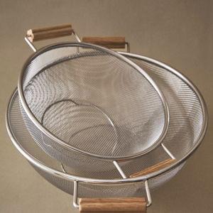 Kitchen Colander Wooden Handles