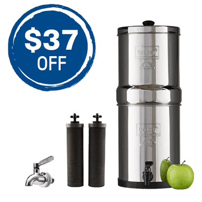 Travel Berkey & Stainless Steel Spigot Bundle Sale
