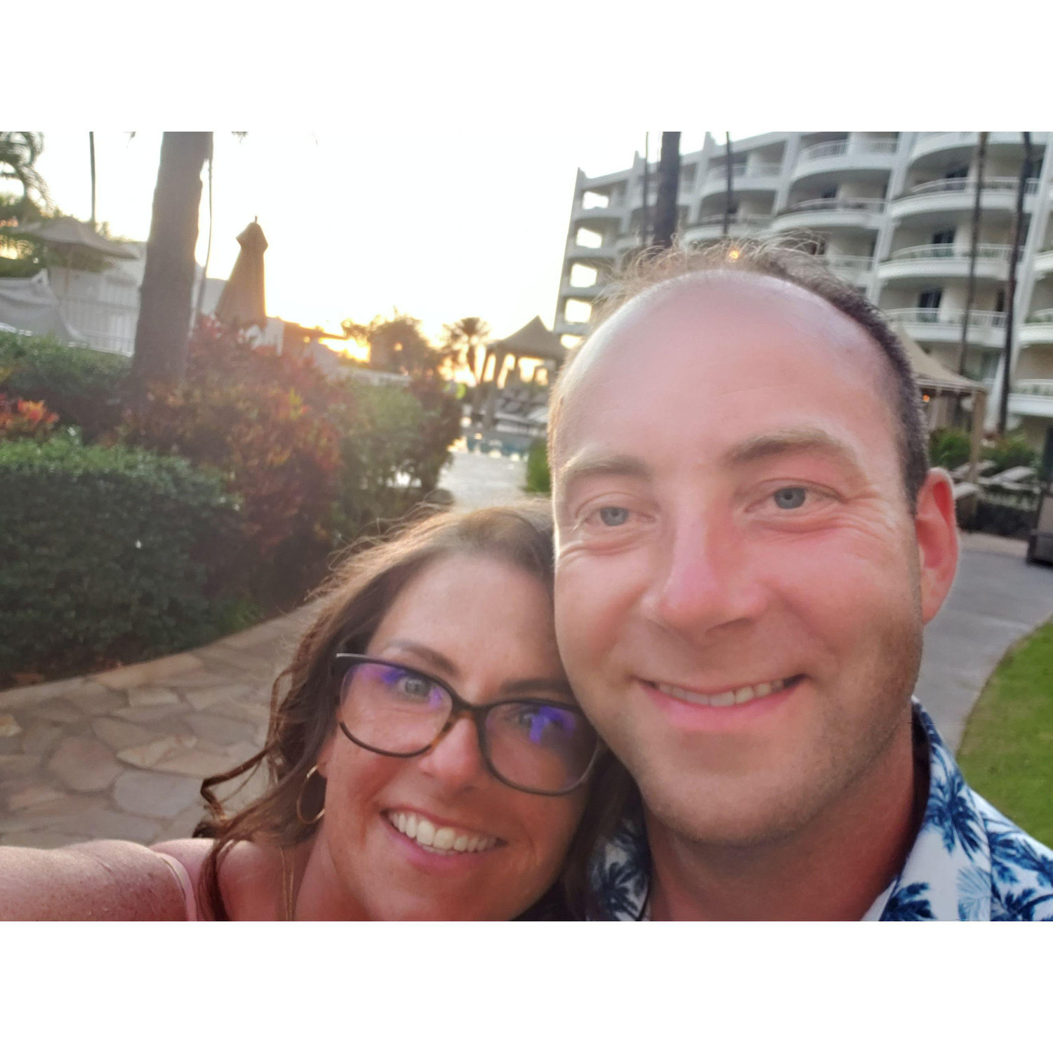 Some fantastic friends sent us to their favorite place for dinner. Sunset!