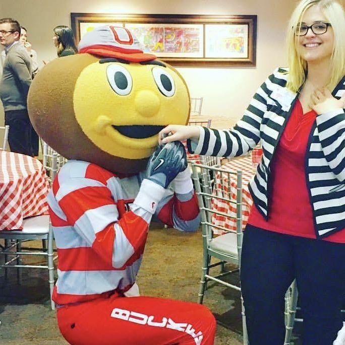 The first photo ever taken of Karinza and Kyle (hint: look at the back left corner). Brutus foreshadowing.