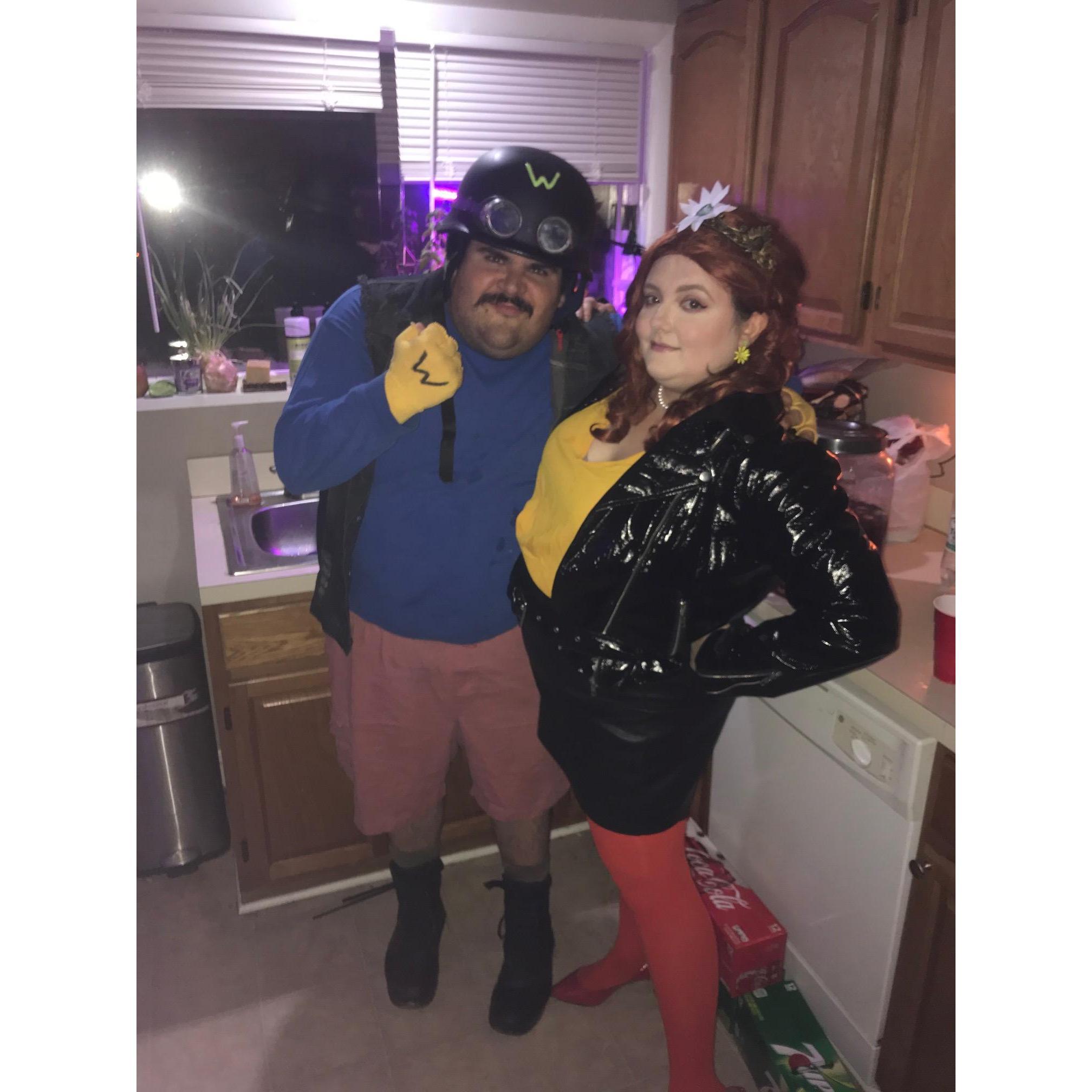 Halloween 2019. We ship Daisy and Wario. Well, Julia does. Nerds should google why this pairing even started as a rumor, because of a weird Nintendo translation...