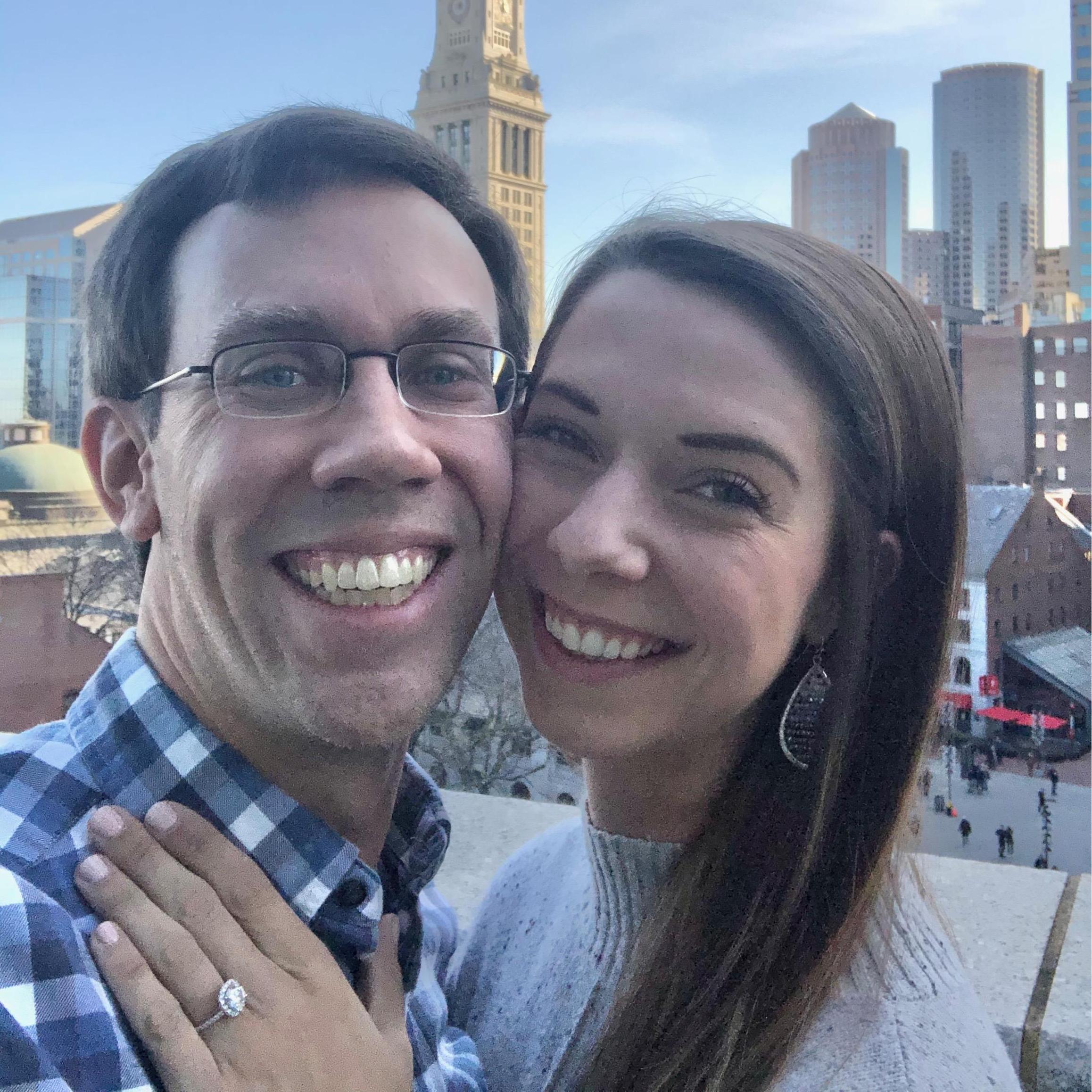 Engaged in Boston!