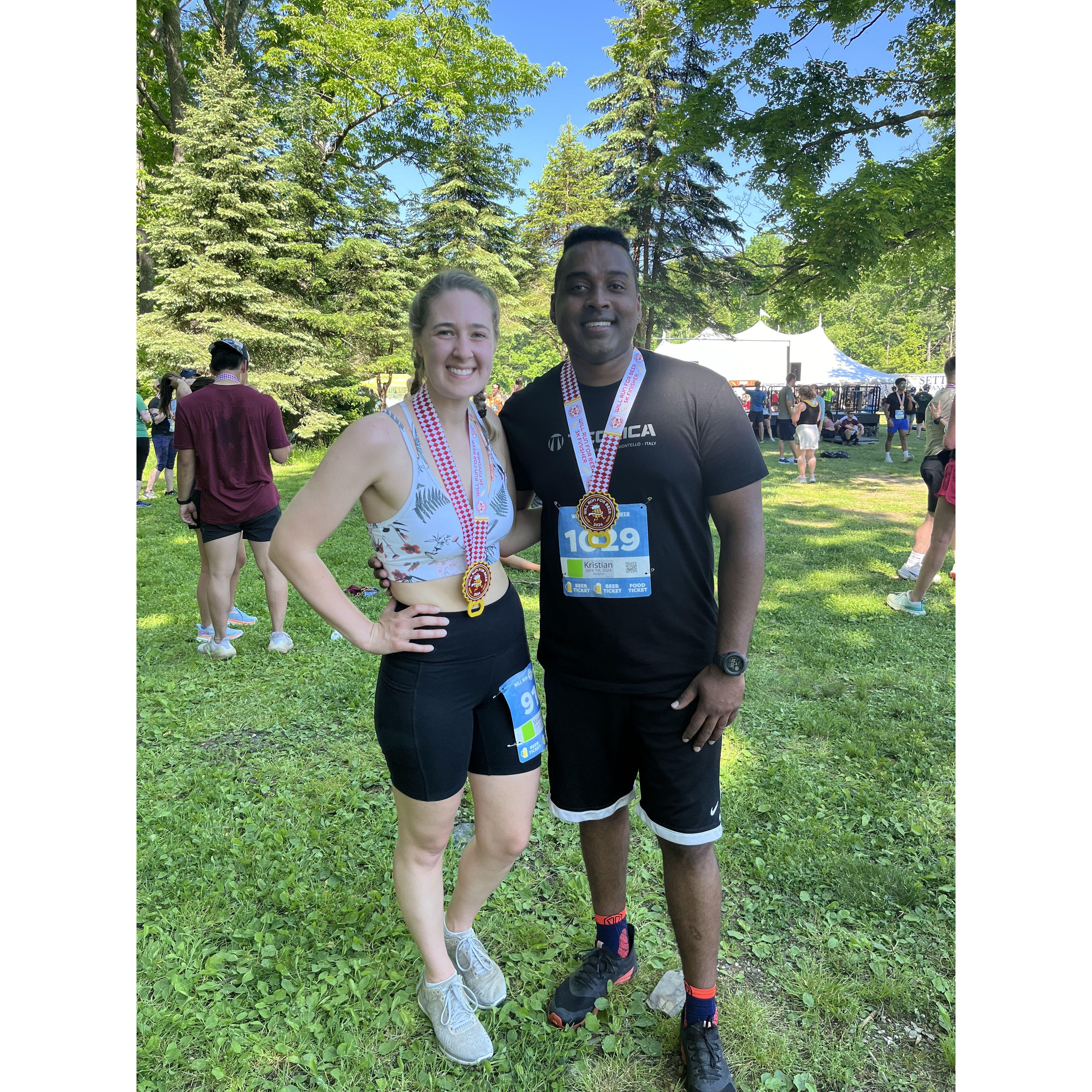 Our 1st (and only) 5K together