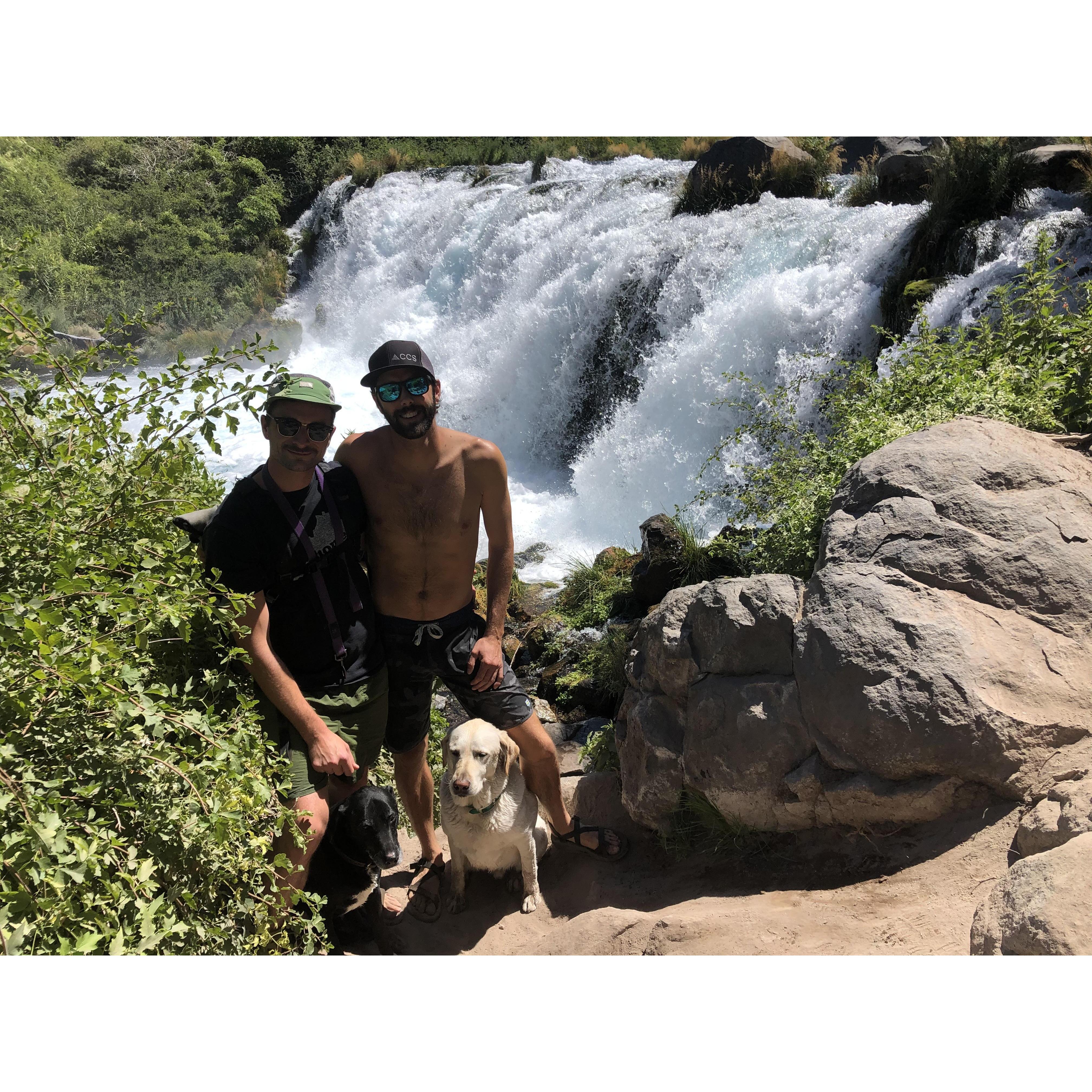 Hiking with the Family.