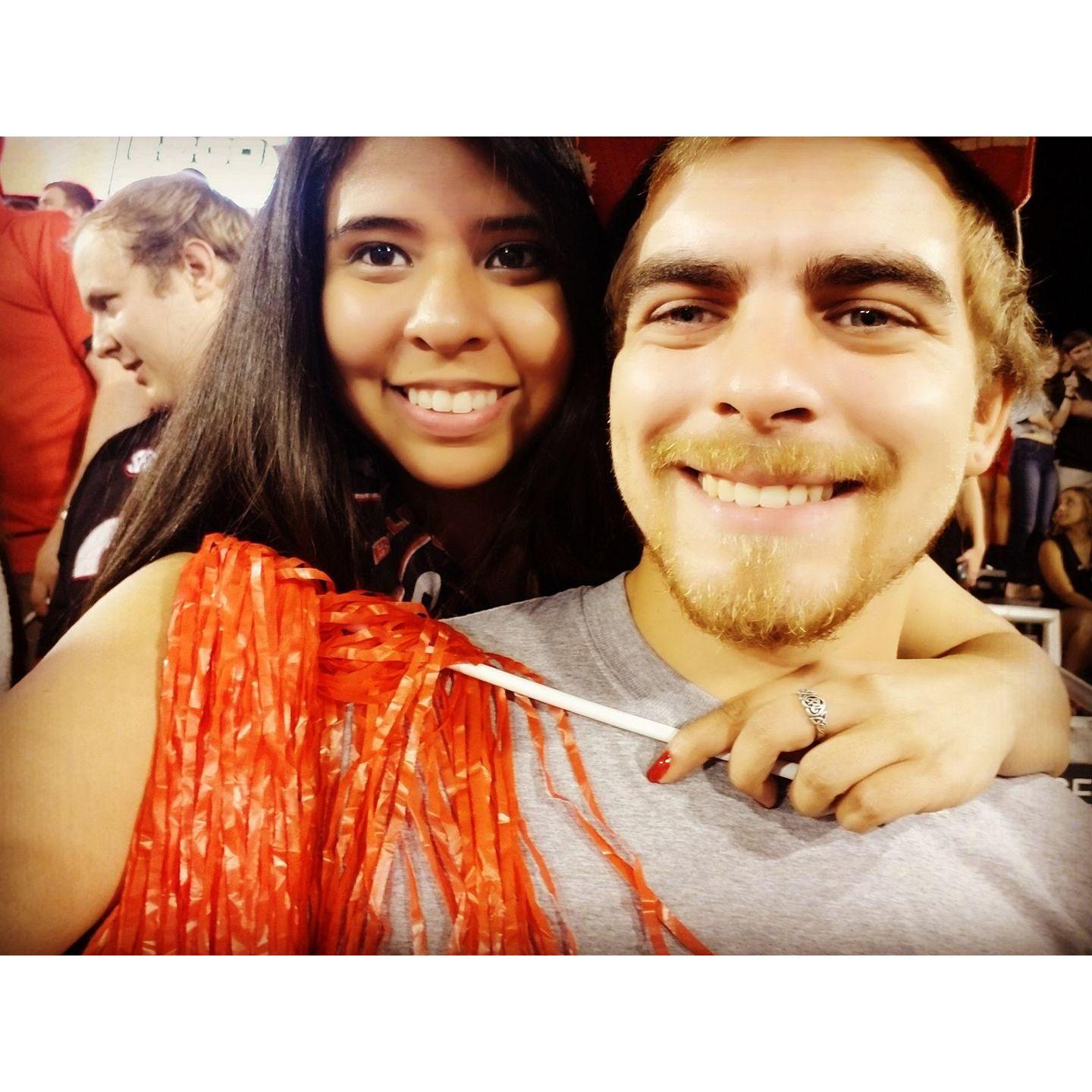 First UGA game together!