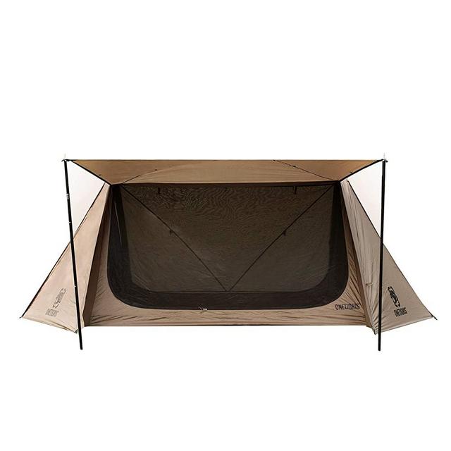 OneTigris Outback Retreat Camping Tent, 2 Person Tents for Camping Waterproof with 4 Tent Poles, Perfect for SUV RV Truck Car Camping, Backpacking, Bushcraft, Travel, Canoeing