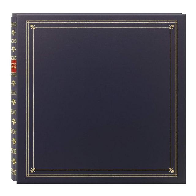 Pioneer Photo Albums 300-Pocket Post Bound Photo Album for 4 by 6-Inch Prints, Bay Blue Leatherette Cover