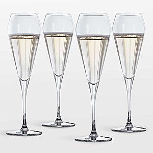 Spiegelau Willsberger 9-Oz. Champagne Glasses, Set of 8