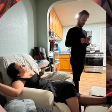 The aftermath of the celebrations... some people can not handle their liquor.