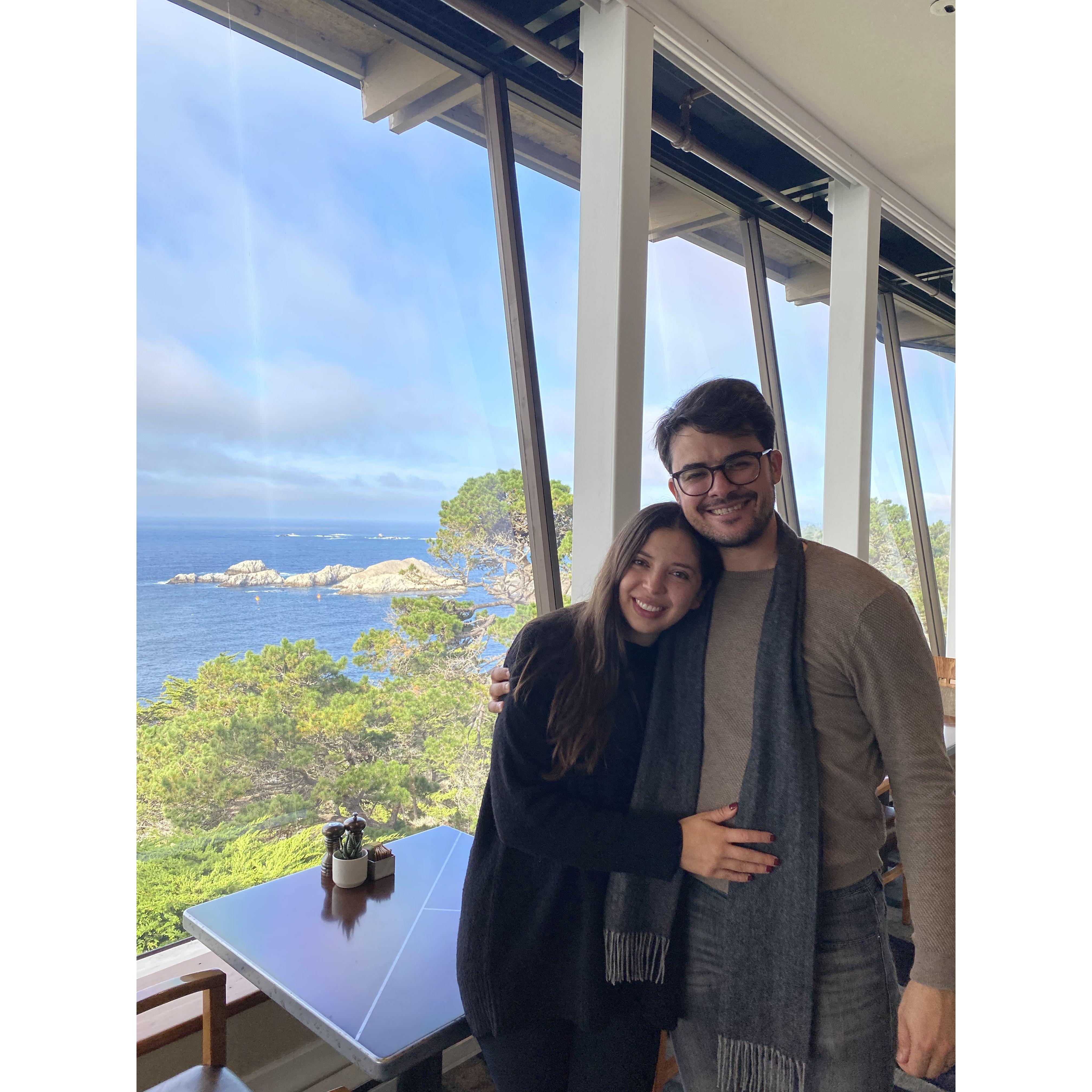 Spending our anniversary in Carmel Highlands, CA