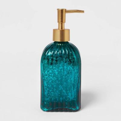 Glass Soap/Lotion Dispenser Teal Blue - Threshold™