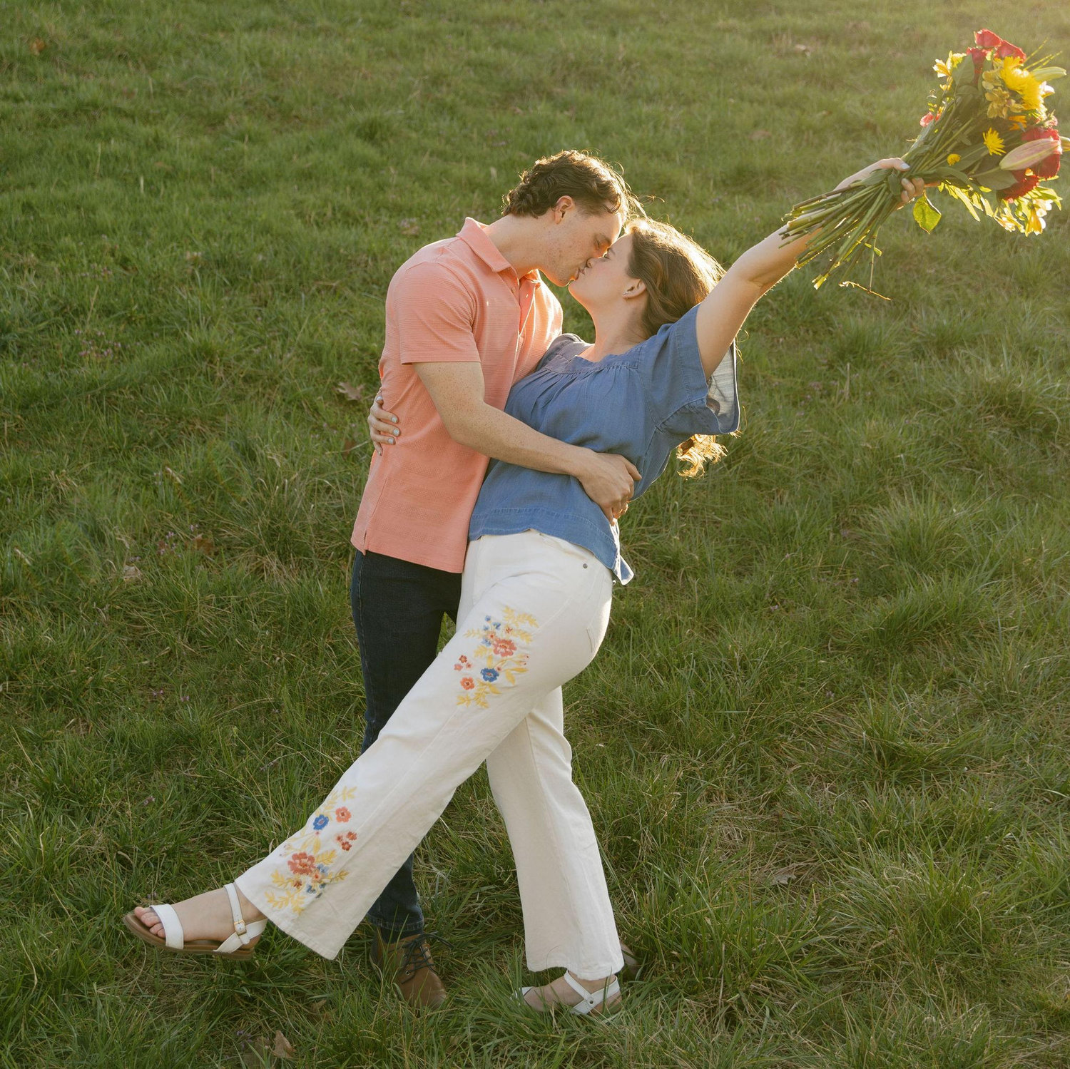 One of our engagement photos.