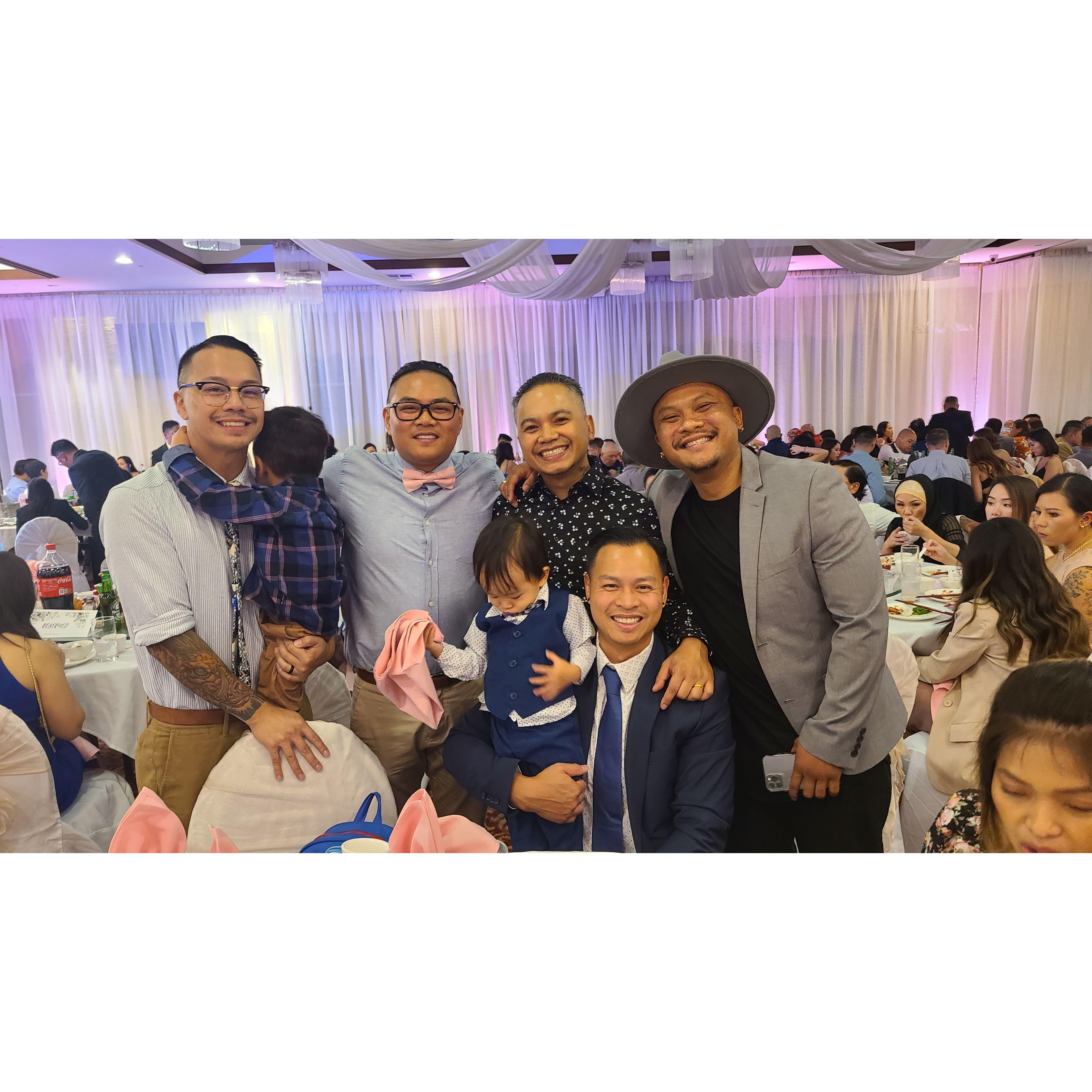 The groom squad