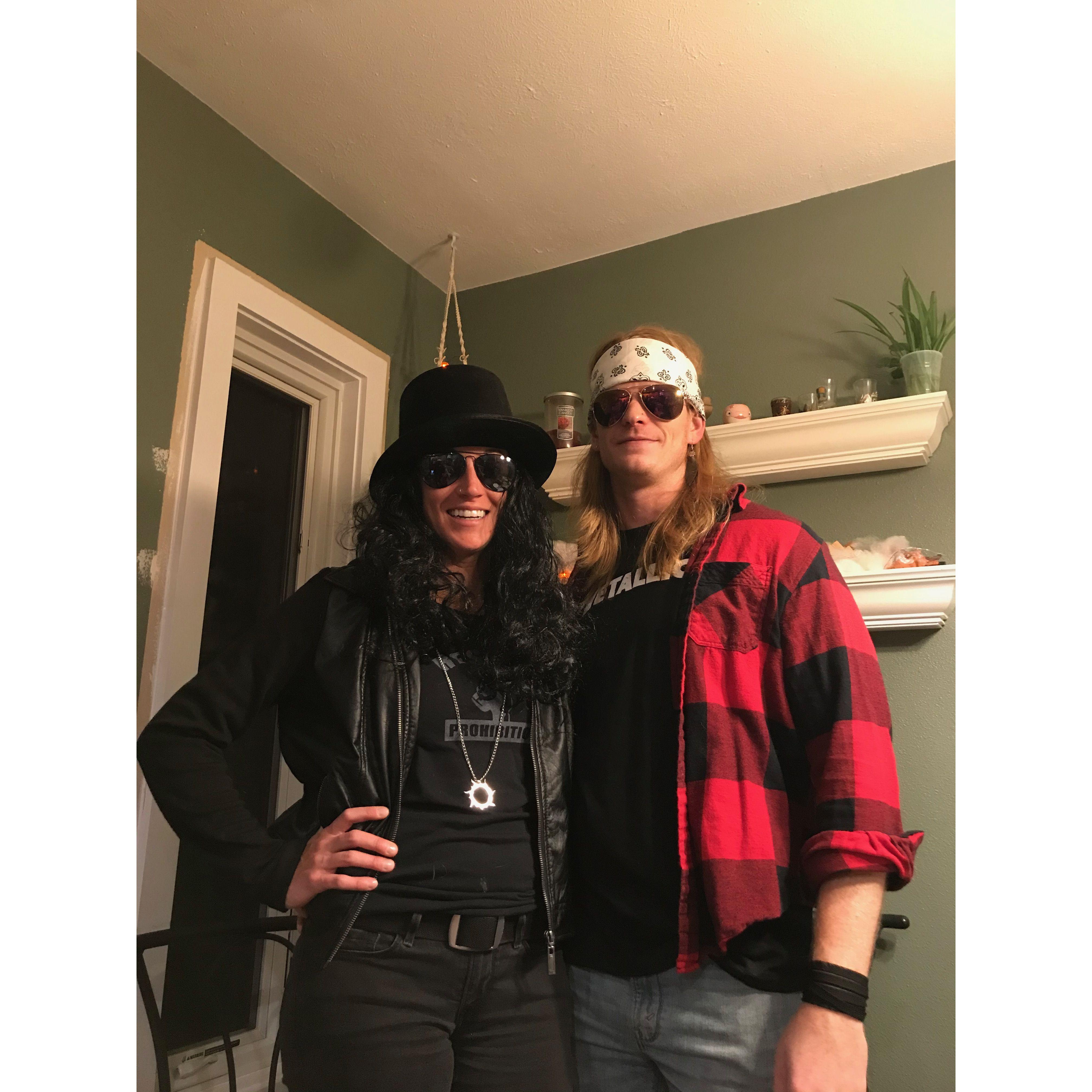 Slash & Axel Rose for Halloween