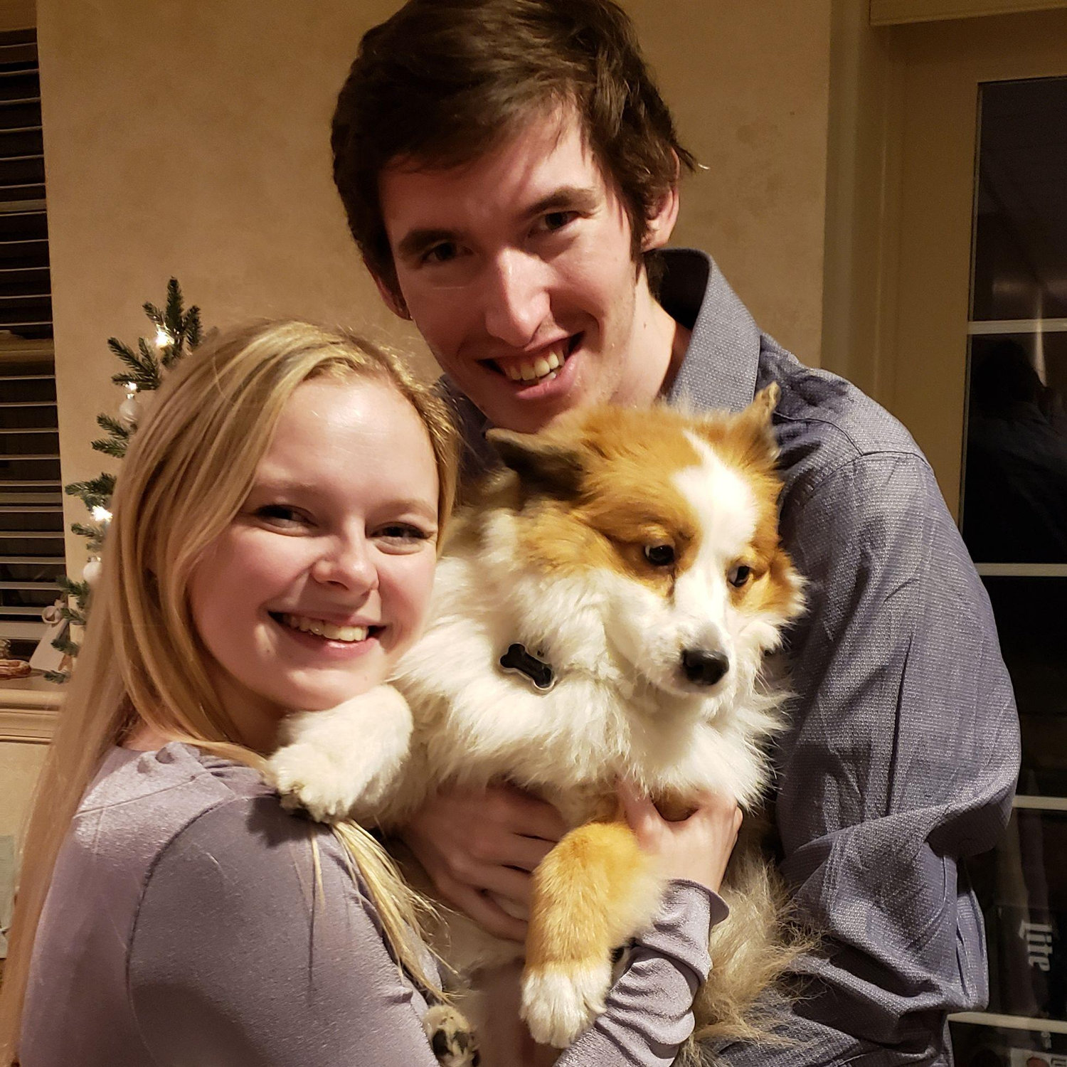 Our first Albertson family Christmas party together (December, 2019).