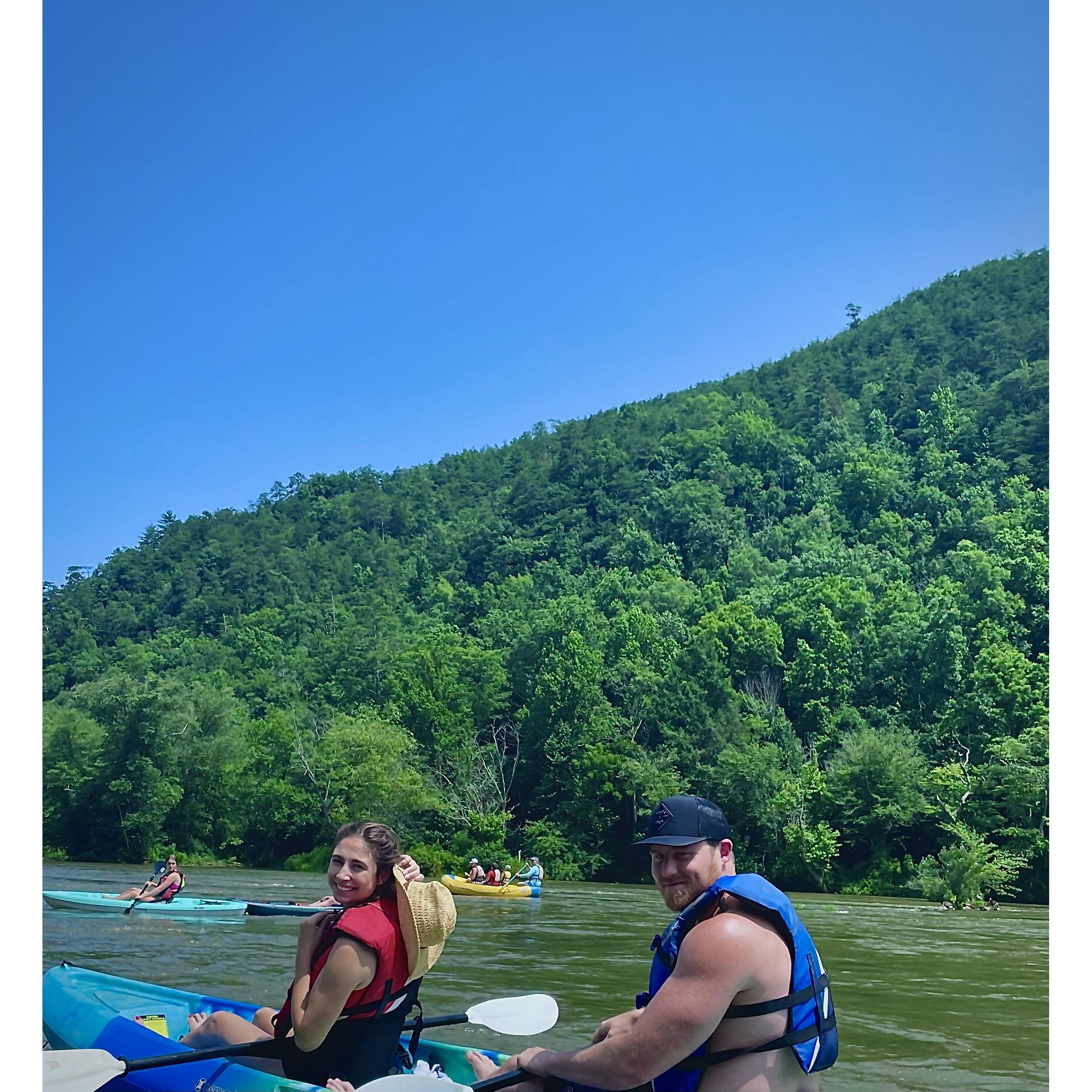 We got our life jackets mixed up..
