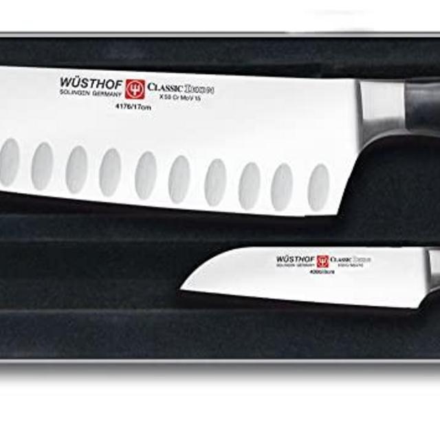 Wusthof Classic Ikon 2 Pc Asian Set, 2 Piece, Black