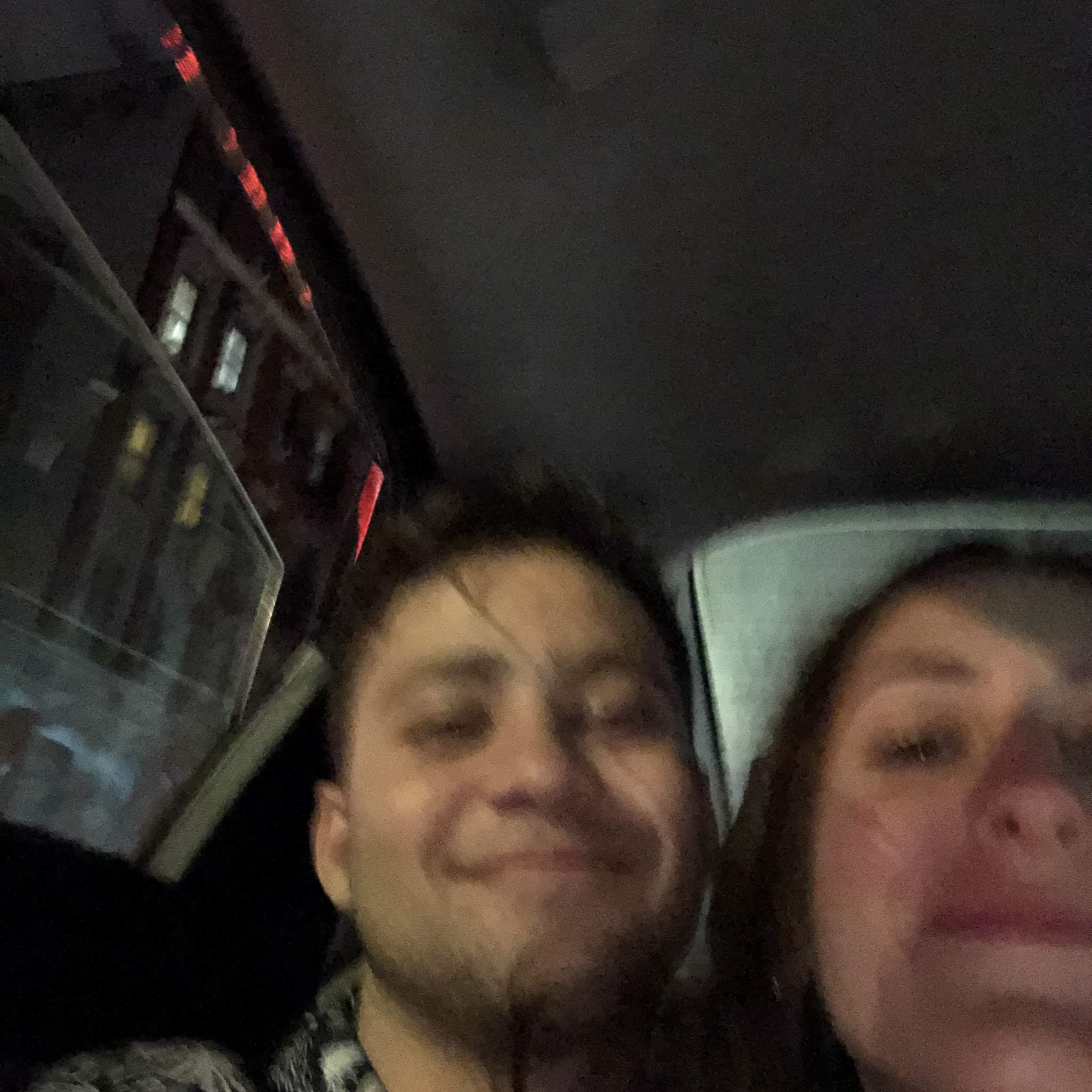 Our first ever photo together circa summer 2019. Not sober. Not even "official" yet.