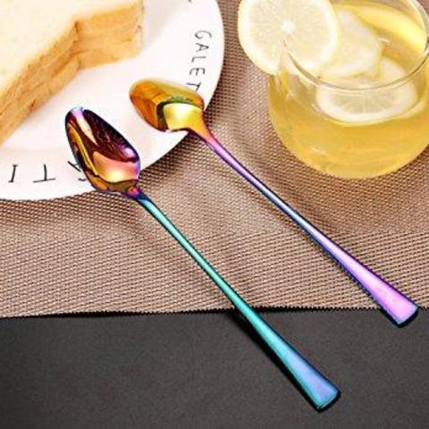 Rainbow Spoons, 6 pk