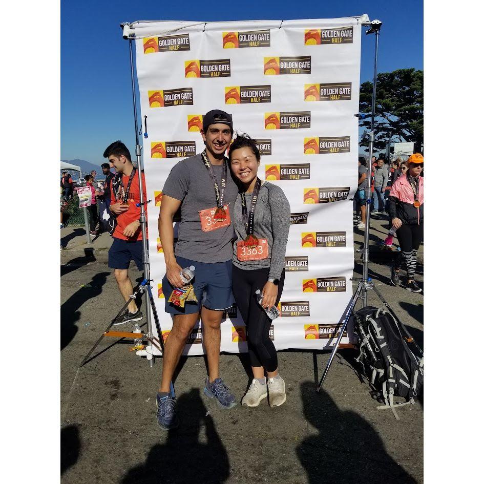 our first half marathon