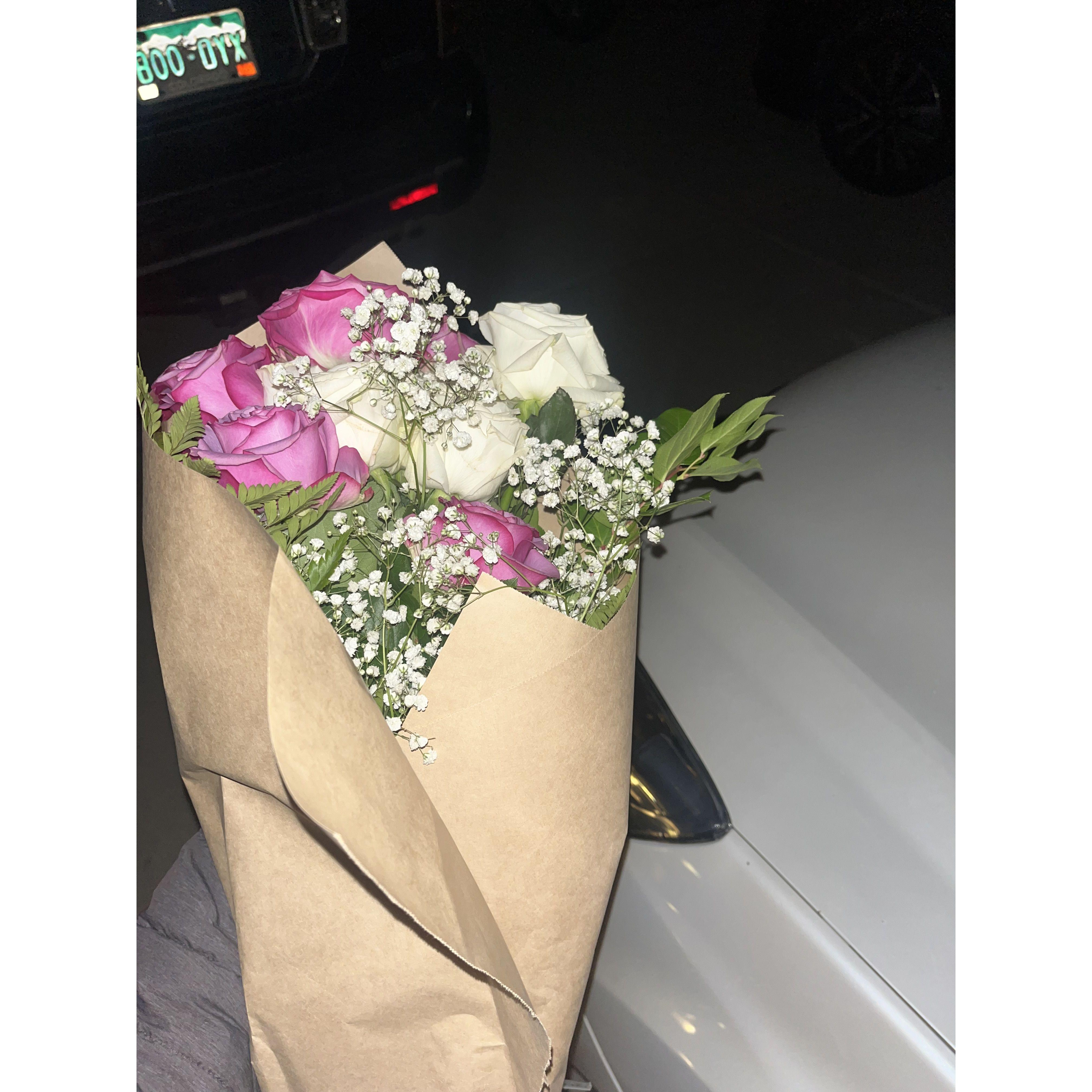 Cruz bought me these flowers on our very first date :,)