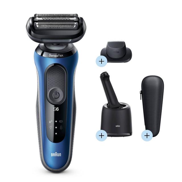 Braun Series 6-6072cc Men's Rechargeable Wet & Dry Electric Foil Shaver System