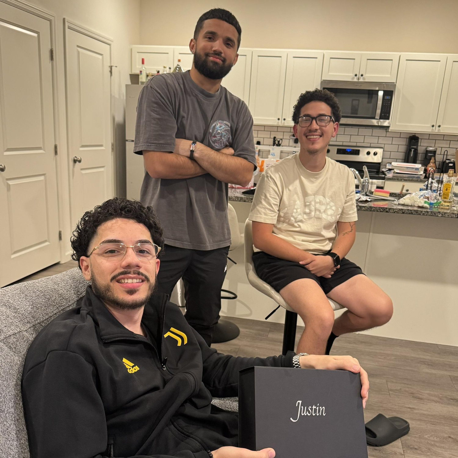 The day I asked Justin to be a groomsman!