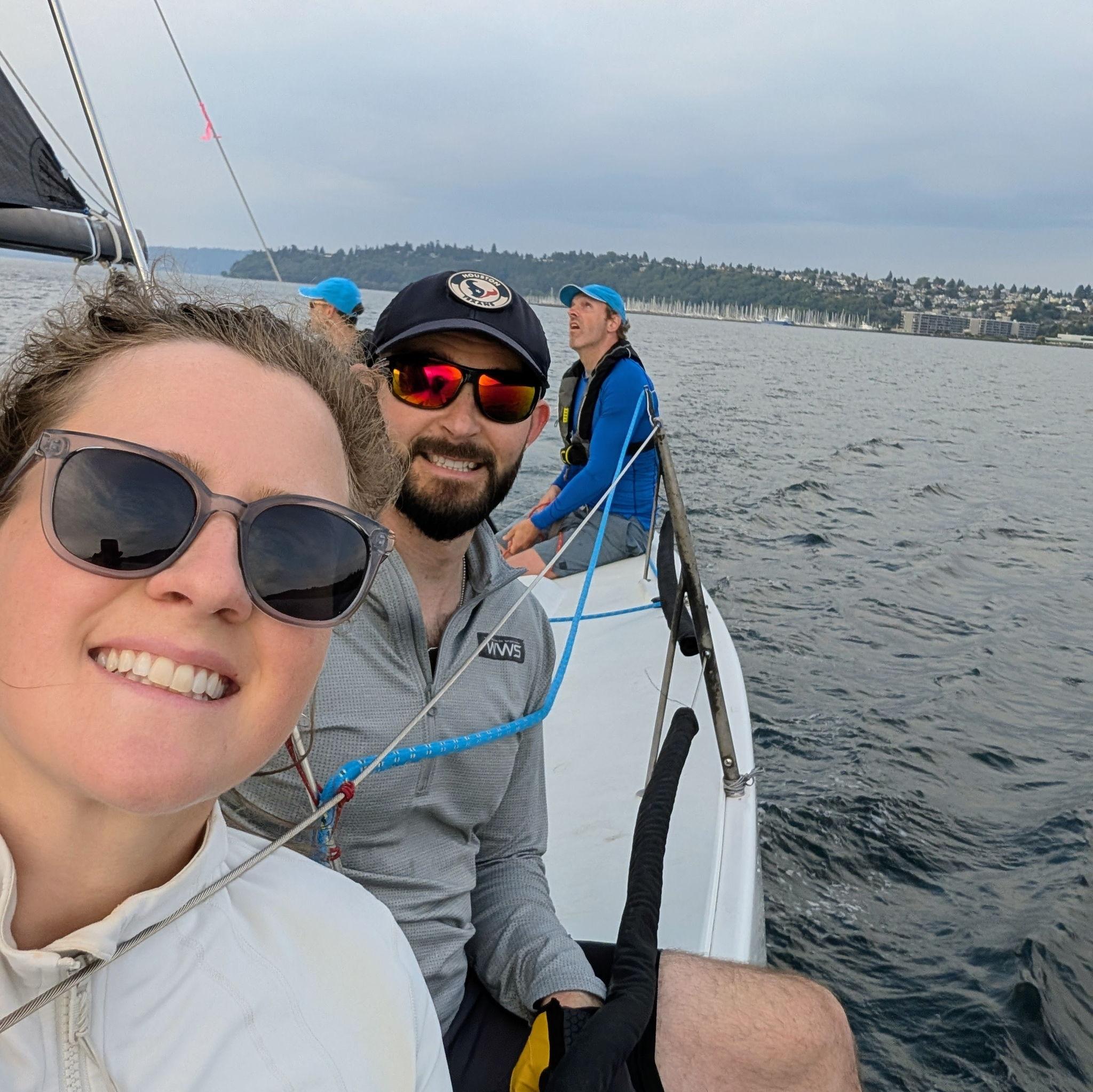 When Nathalie said she wanted to sail all over the world, Michael said "I'd better learn to sail" ❤️