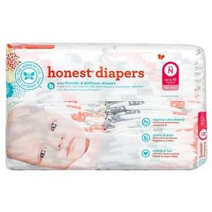 Honest Company  Diapers Multi Colored Giraffes - Newborn (40 ct)