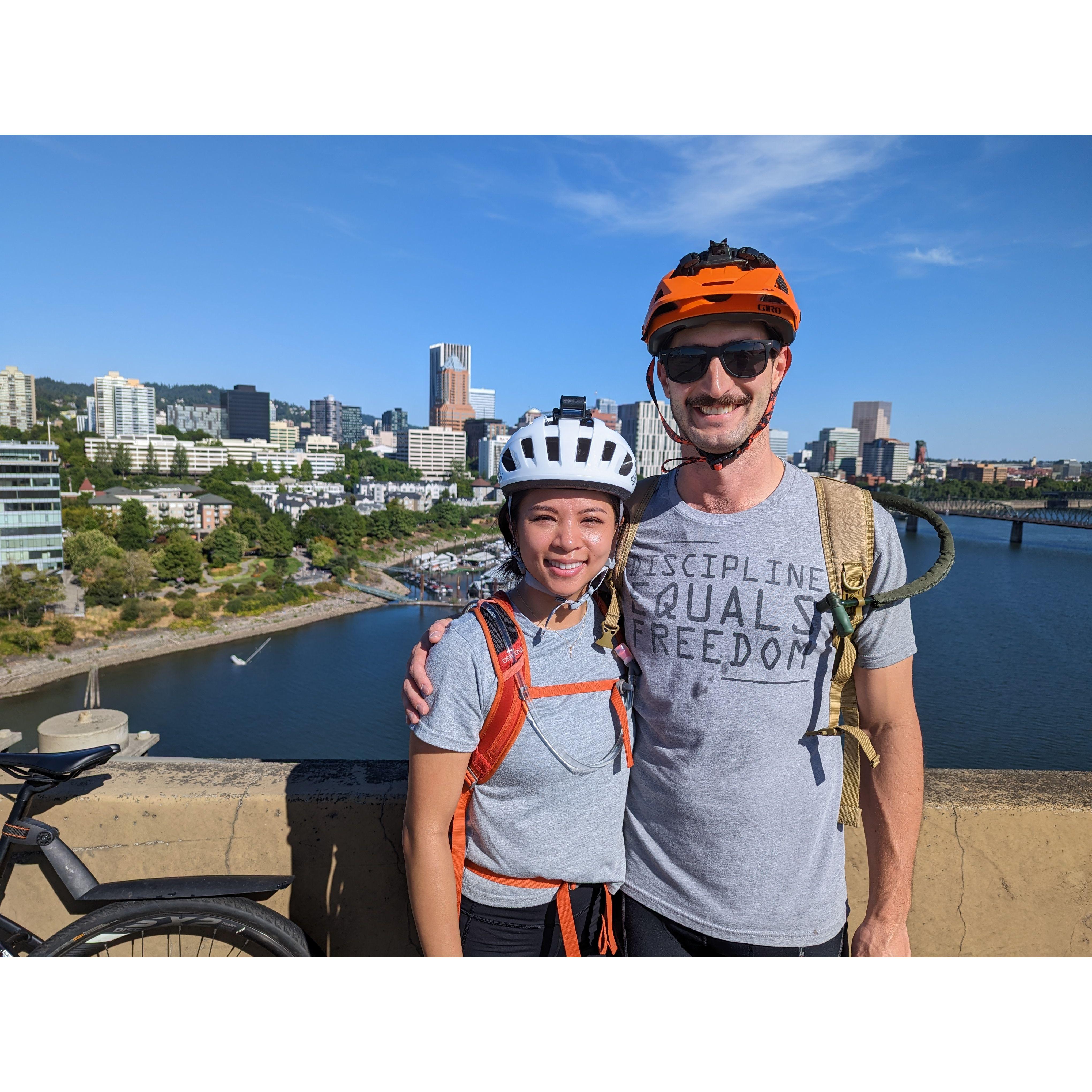 Portland Bridge Pedal bike ride August 2023