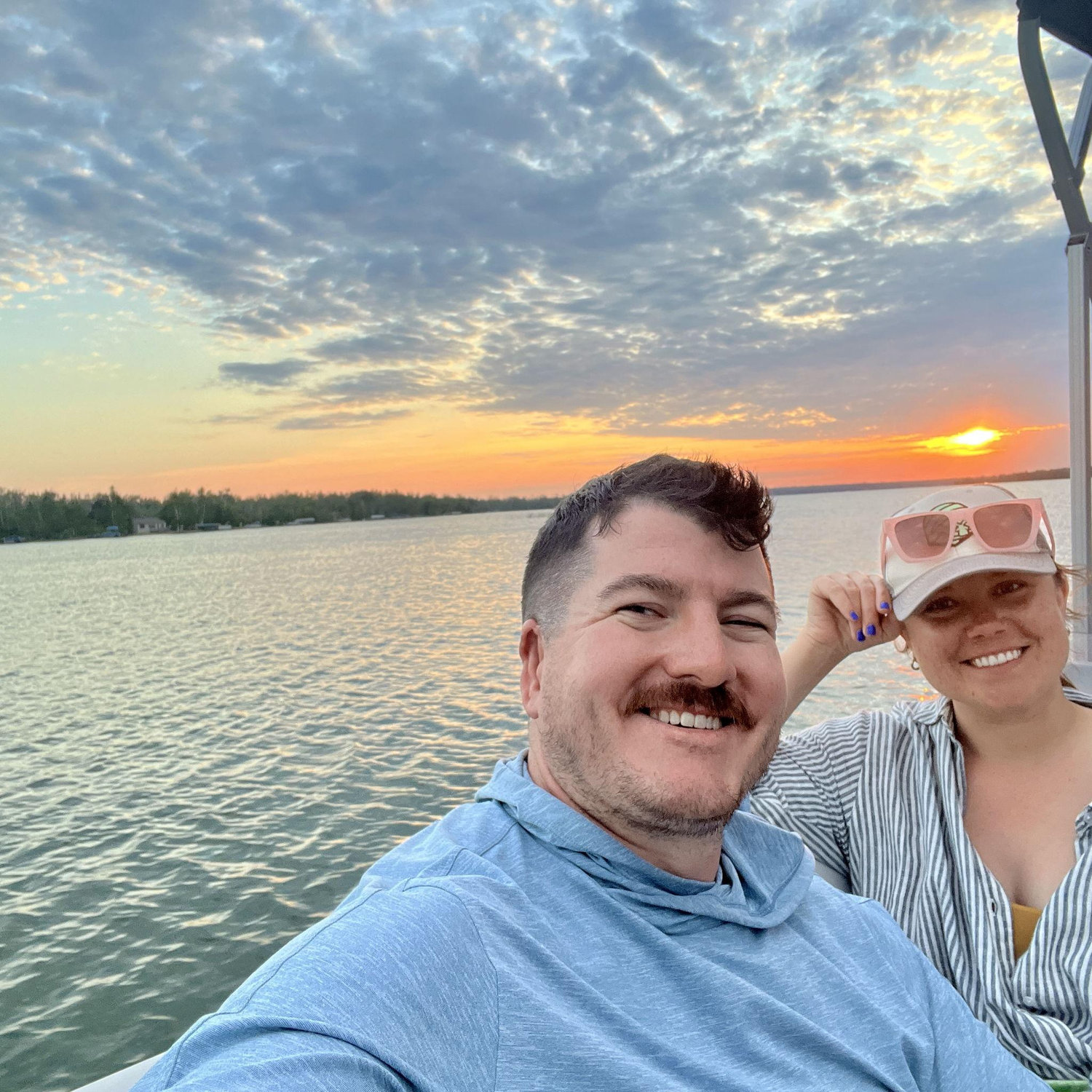 Clayton's first trip to "the cottage" - Grand Lake, Michigan