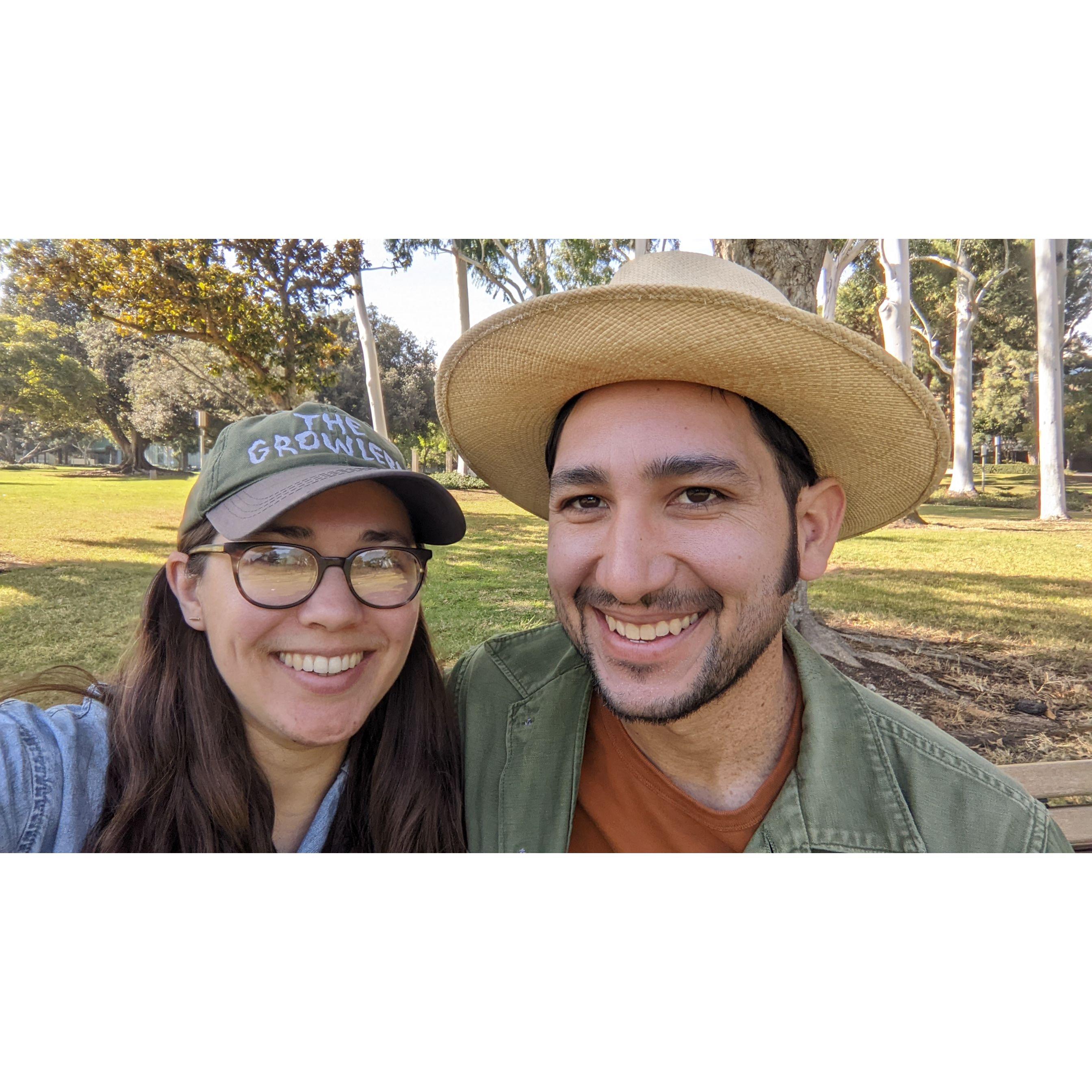 Engaged at Aldrich Park in November 2023!