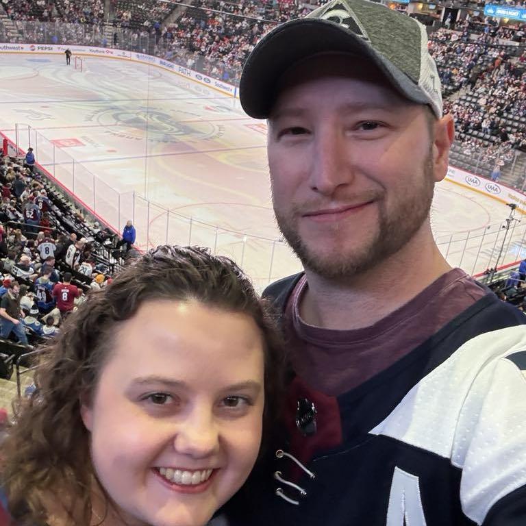 One of our many Avalanche date nights.