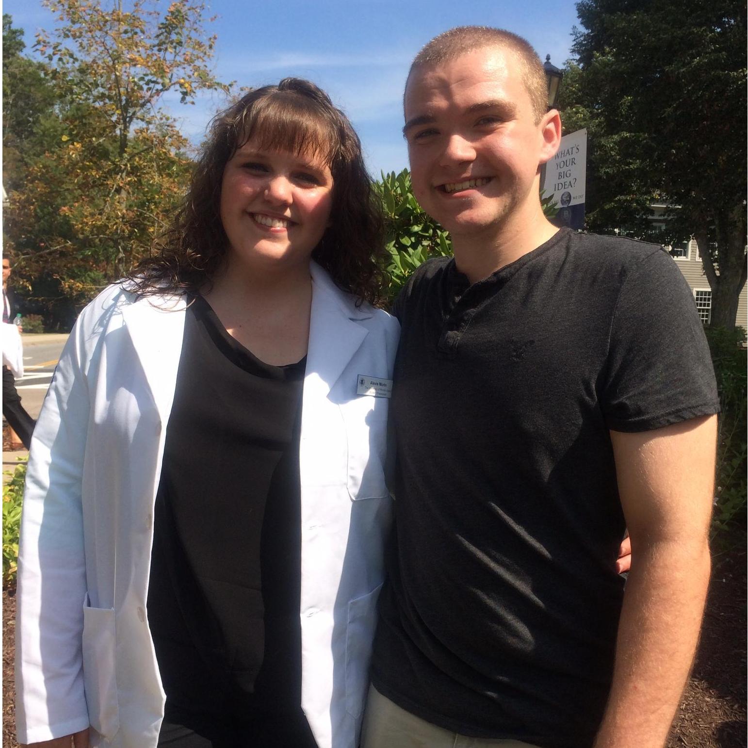 The day I got my very first White Coat!