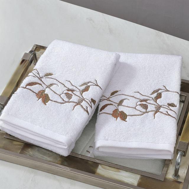 Michael Aram Branch Embroidered Hand Towel Set