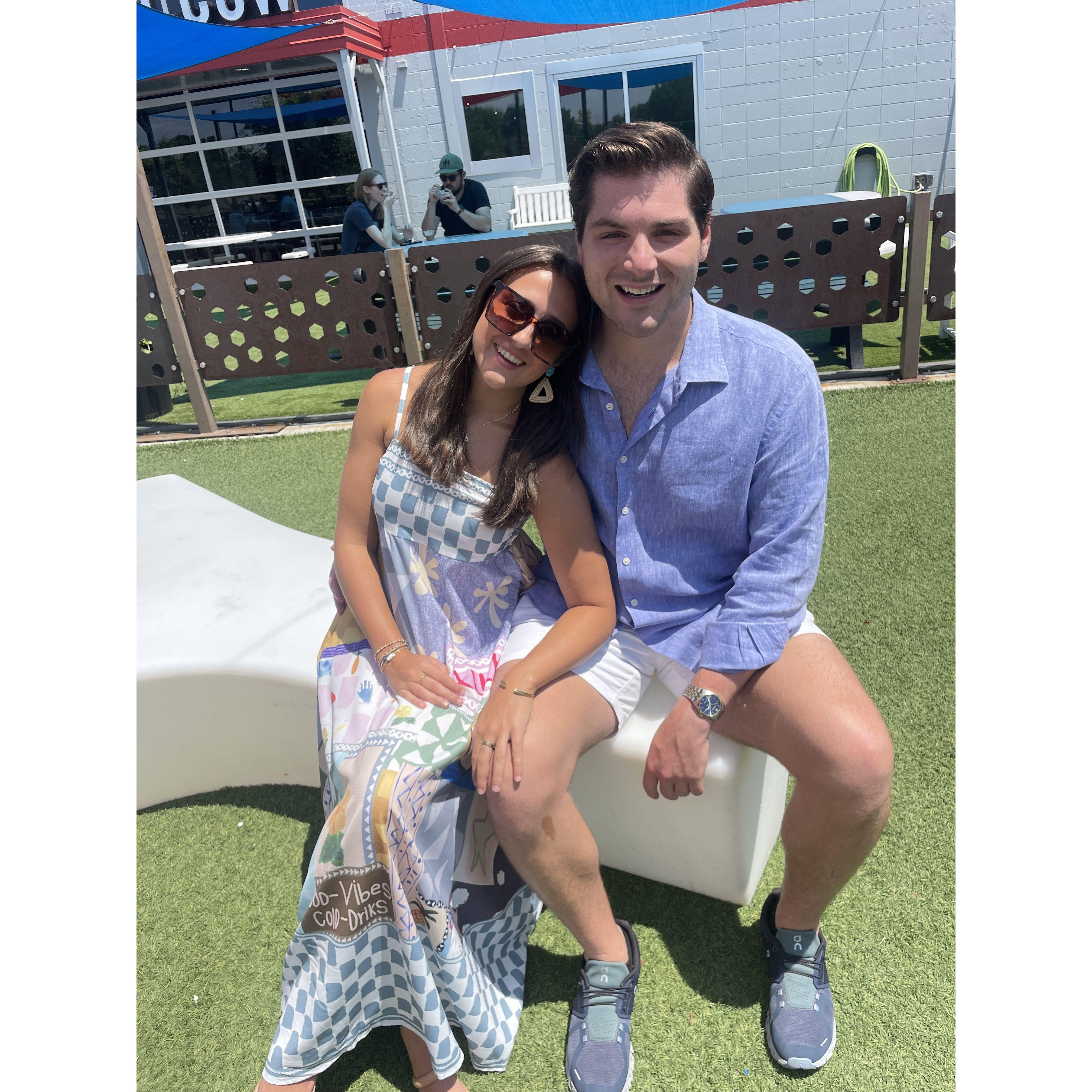 Our first concert trip together!