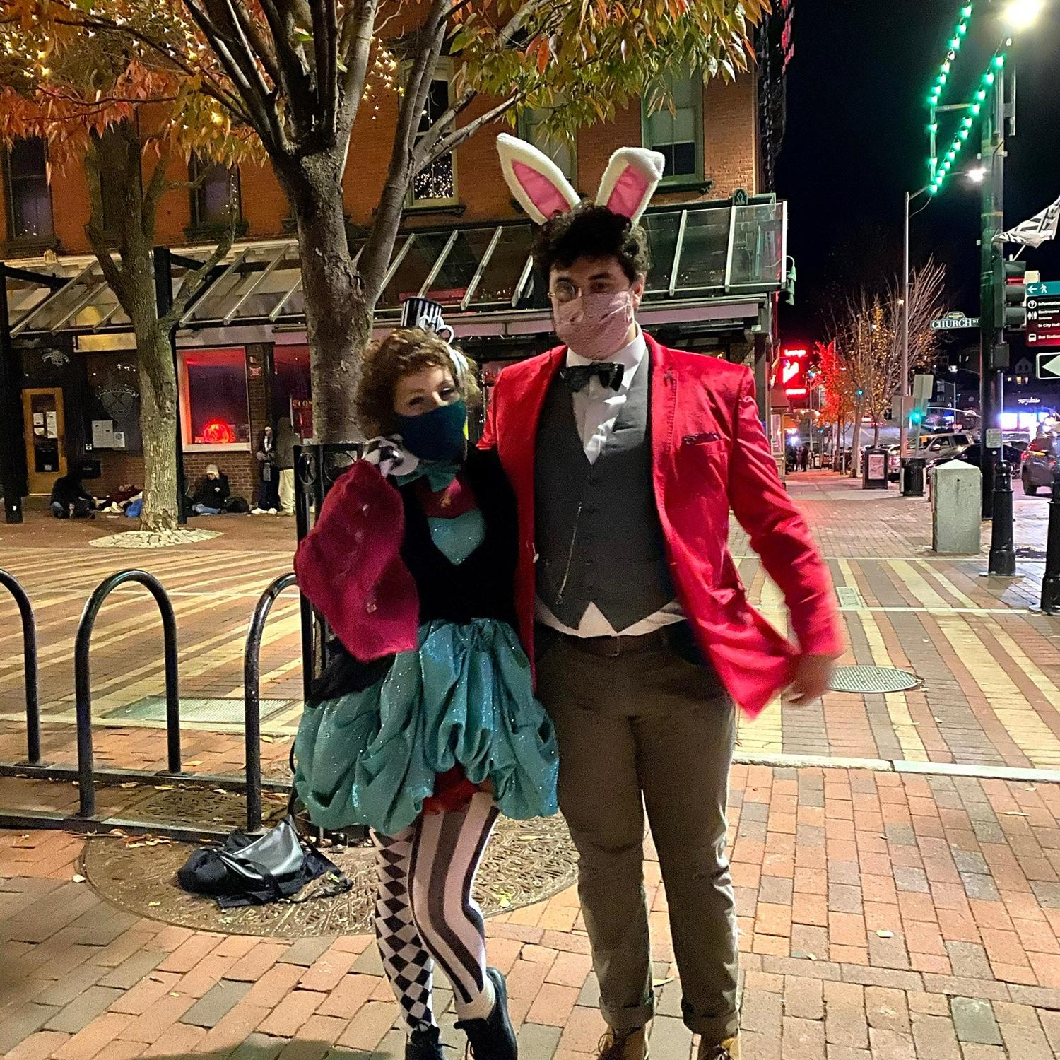We were quarantined together through our first anniversary! Halloween was dubbed our kissaversary and there for our anniversary.